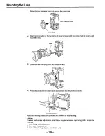 Предварительный просмотр 29 страницы Panasonic AJD810 - DVCPRO DIG CAMERA Operating Instructions Manual