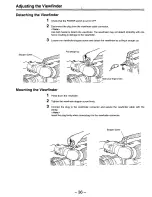 Предварительный просмотр 36 страницы Panasonic AJD810 - DVCPRO DIG CAMERA Operating Instructions Manual