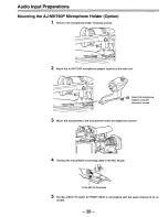 Предварительный просмотр 38 страницы Panasonic AJD810 - DVCPRO DIG CAMERA Operating Instructions Manual