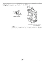 Предварительный просмотр 39 страницы Panasonic AJD810 - DVCPRO DIG CAMERA Operating Instructions Manual