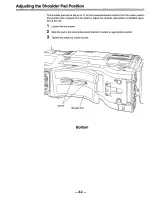 Предварительный просмотр 44 страницы Panasonic AJD810 - DVCPRO DIG CAMERA Operating Instructions Manual