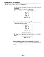 Предварительный просмотр 62 страницы Panasonic AJD810 - DVCPRO DIG CAMERA Operating Instructions Manual