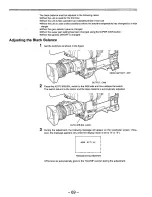 Предварительный просмотр 69 страницы Panasonic AJD810 - DVCPRO DIG CAMERA Operating Instructions Manual