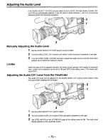 Предварительный просмотр 75 страницы Panasonic AJD810 - DVCPRO DIG CAMERA Operating Instructions Manual