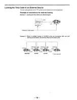 Предварительный просмотр 79 страницы Panasonic AJD810 - DVCPRO DIG CAMERA Operating Instructions Manual