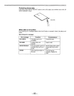 Предварительный просмотр 85 страницы Panasonic AJD810 - DVCPRO DIG CAMERA Operating Instructions Manual