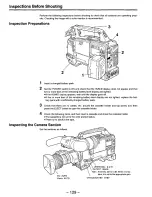 Предварительный просмотр 129 страницы Panasonic AJD810 - DVCPRO DIG CAMERA Operating Instructions Manual