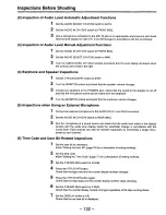 Предварительный просмотр 132 страницы Panasonic AJD810 - DVCPRO DIG CAMERA Operating Instructions Manual