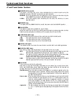 Preview for 10 page of Panasonic AJHD150P - DIGITAL HD RECORDER Operating Instructions Manual