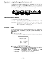 Preview for 18 page of Panasonic AJHD150P - DIGITAL HD RECORDER Operating Instructions Manual