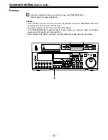 Preview for 42 page of Panasonic AJHD150P - DIGITAL HD RECORDER Operating Instructions Manual