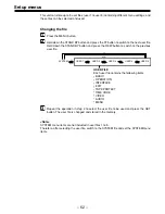 Preview for 62 page of Panasonic AJHD150P - DIGITAL HD RECORDER Operating Instructions Manual