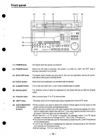 Preview for 15 page of Panasonic AJHD2700P - D5 HD VTR Operating Instructions Manual