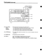 Preview for 18 page of Panasonic AJHD2700P - D5 HD VTR Operating Instructions Manual