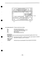 Preview for 19 page of Panasonic AJHD2700P - D5 HD VTR Operating Instructions Manual