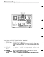 Preview for 26 page of Panasonic AJHD2700P - D5 HD VTR Operating Instructions Manual