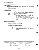 Preview for 34 page of Panasonic AJHD2700P - D5 HD VTR Operating Instructions Manual