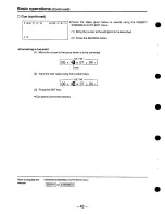 Preview for 42 page of Panasonic AJHD2700P - D5 HD VTR Operating Instructions Manual