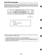 Preview for 180 page of Panasonic AJHD2700P - D5 HD VTR Operating Instructions Manual