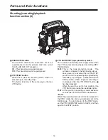 Preview for 16 page of Panasonic AJHDC27A - DVCPRO HD CAMERA Operating Instructions Manual