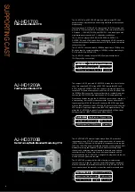 Preview for 14 page of Panasonic AJHDC27H - DVCPRO HD CAMERA Brochure & Specs