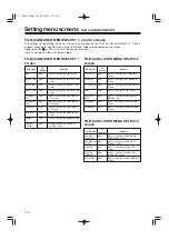 Предварительный просмотр 26 страницы Panasonic AJHDC27HP - DVCPRO HD CAMERA Menu Information