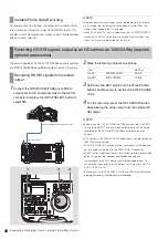 Предварительный просмотр 40 страницы Panasonic AJHPM110E - MEMORY CARD PORTABLE RECORDER/PLAYER Operating Instructions Manual