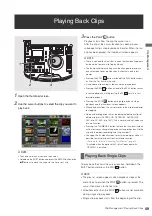 Preview for 49 page of Panasonic AJHPM110E - MEMORY CARD PORTABLE RECORDER/PLAYER Operating Instructions Manual