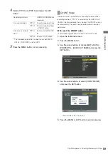 Preview for 59 page of Panasonic AJHPM110E - MEMORY CARD PORTABLE RECORDER/PLAYER Operating Instructions Manual