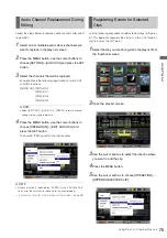 Preview for 75 page of Panasonic AJHPM110E - MEMORY CARD PORTABLE RECORDER/PLAYER Operating Instructions Manual