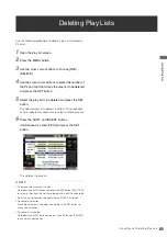 Preview for 85 page of Panasonic AJHPM110E - MEMORY CARD PORTABLE RECORDER/PLAYER Operating Instructions Manual