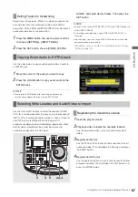 Предварительный просмотр 87 страницы Panasonic AJHPM110E - MEMORY CARD PORTABLE RECORDER/PLAYER Operating Instructions Manual