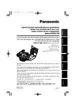 Panasonic AJHVF21G - HD EVF - MULTI-LANG Operating Instructions Manual preview