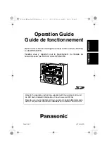 Preview for 1 page of Panasonic AJRC10G - REMOTE CONTROL UNIT Operation Manual