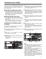 Preview for 27 page of Panasonic AJSD755 - DVC STUDIO VTR Operating Instructions Manual