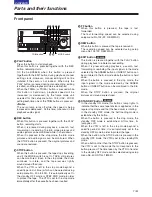 Preview for 7 page of Panasonic AJSD930B - DVCPRO 50 DECK Operating Instructions Manual