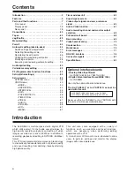 Preview for 4 page of Panasonic AJSD965 - DVCPRO50 2 HOUR UNIT Operating Instructions Manual