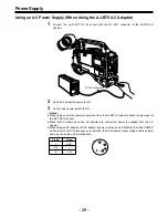 Preview for 28 page of Panasonic AJSDC915 - DVC PRO CAMCORDER Operating Instructions Manual