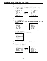 Preview for 53 page of Panasonic AJSDC915 - DVC PRO CAMCORDER Operating Instructions Manual