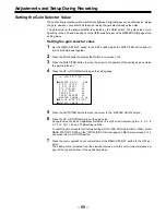 Preview for 68 page of Panasonic AJSDC915 - DVC PRO CAMCORDER Operating Instructions Manual