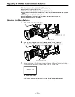 Preview for 75 page of Panasonic AJSDC915 - DVC PRO CAMCORDER Operating Instructions Manual