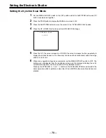 Preview for 79 page of Panasonic AJSDC915 - DVC PRO CAMCORDER Operating Instructions Manual