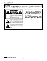 Preview for 2 page of Panasonic AJSPD850P - P2 DECK Operating Instructions Manual