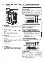 Предварительный просмотр 18 страницы Panasonic AJSPX800 - P2 CAMCORDER Operating Instructions Manual