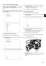 Предварительный просмотр 59 страницы Panasonic AJSPX800 - P2 CAMCORDER Operating Instructions Manual