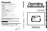 Panasonic AK-HC1500 Operating Instructions Manual preview