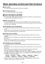 Preview for 10 page of Panasonic AK-HC1500 Operating Instructions Manual