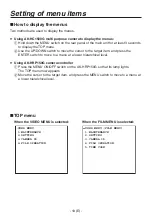 Preview for 20 page of Panasonic AK-HC1500 Operating Instructions Manual