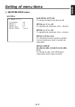 Preview for 29 page of Panasonic AK-HC1500 Operating Instructions Manual