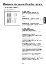 Preview for 125 page of Panasonic AK-HC1500 Operating Instructions Manual